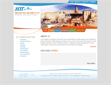 Tablet Screenshot of himalayantraveltour.com
